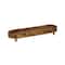 Hello Honey® 21.5" Natural Footed Mango Wood Tray